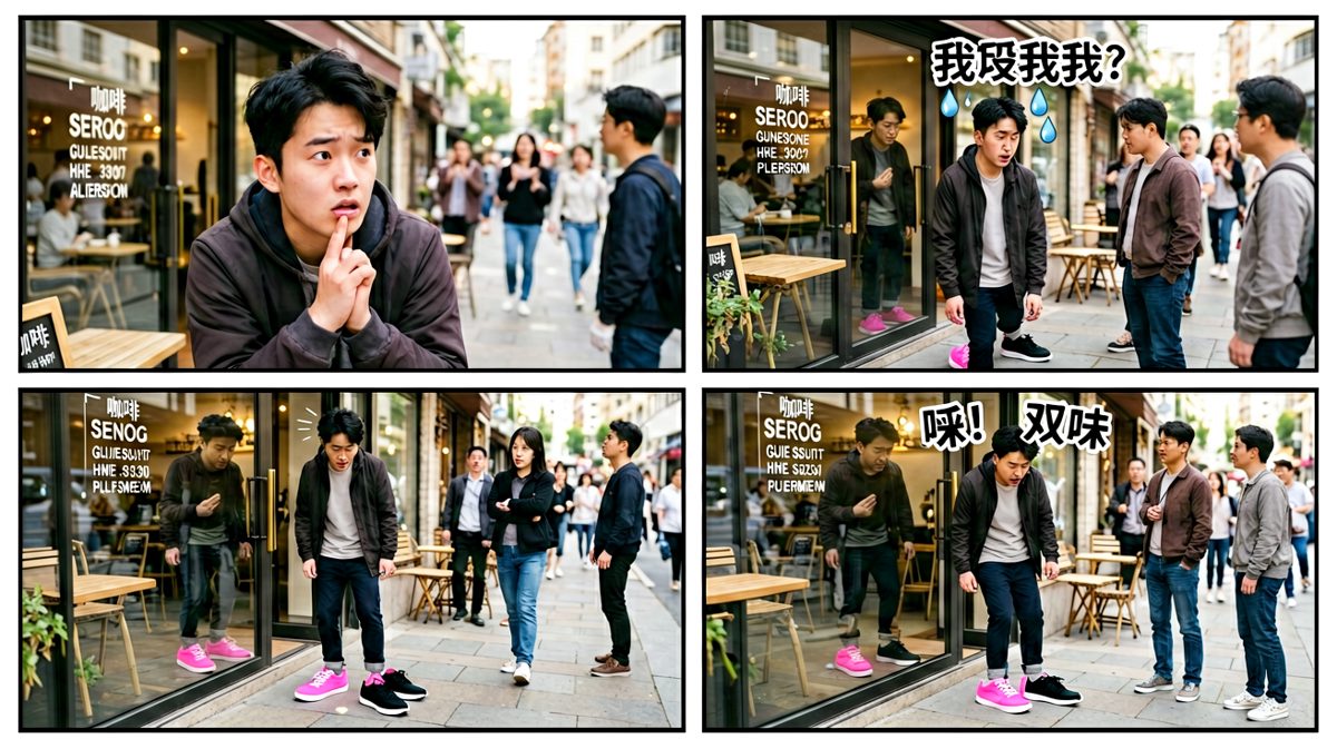 路过玻璃窗才惊觉自己的奇葩穿搭，社会性死亡加速