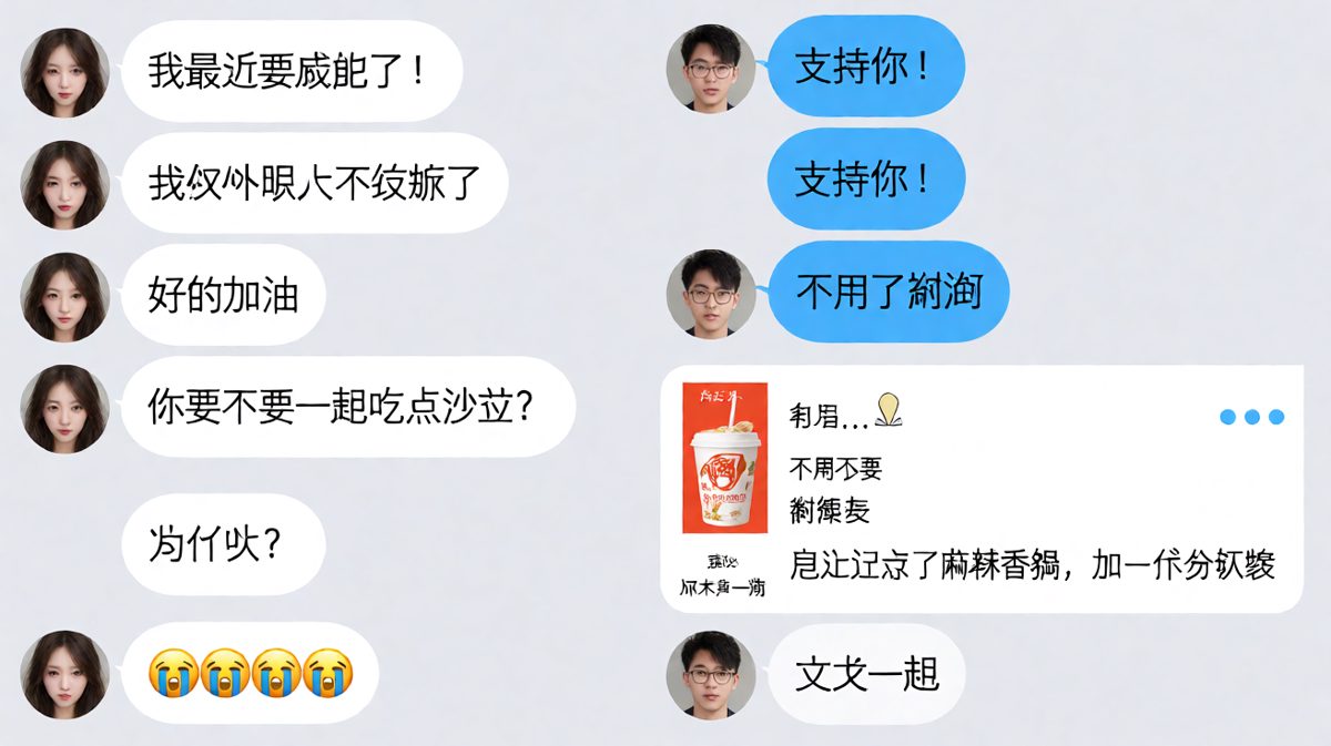 她说减肥，他默默点了一份麻辣香锅