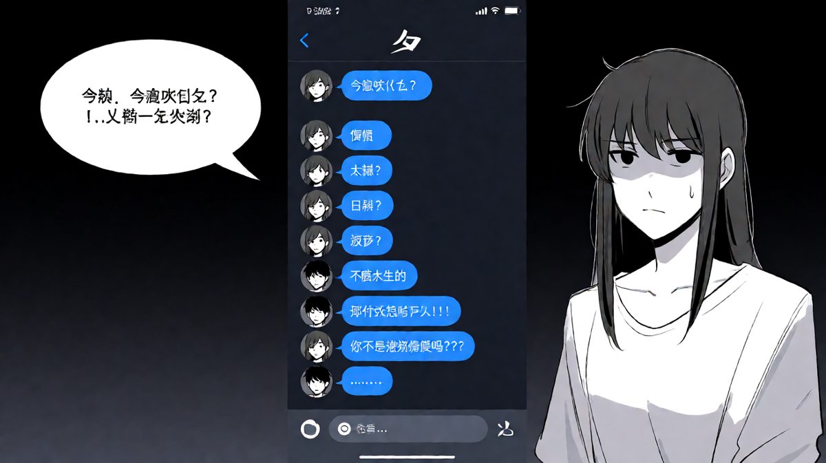 '随便'是情侣聊天中最危险的词汇，男生的灵魂拷问以沉默收尾。