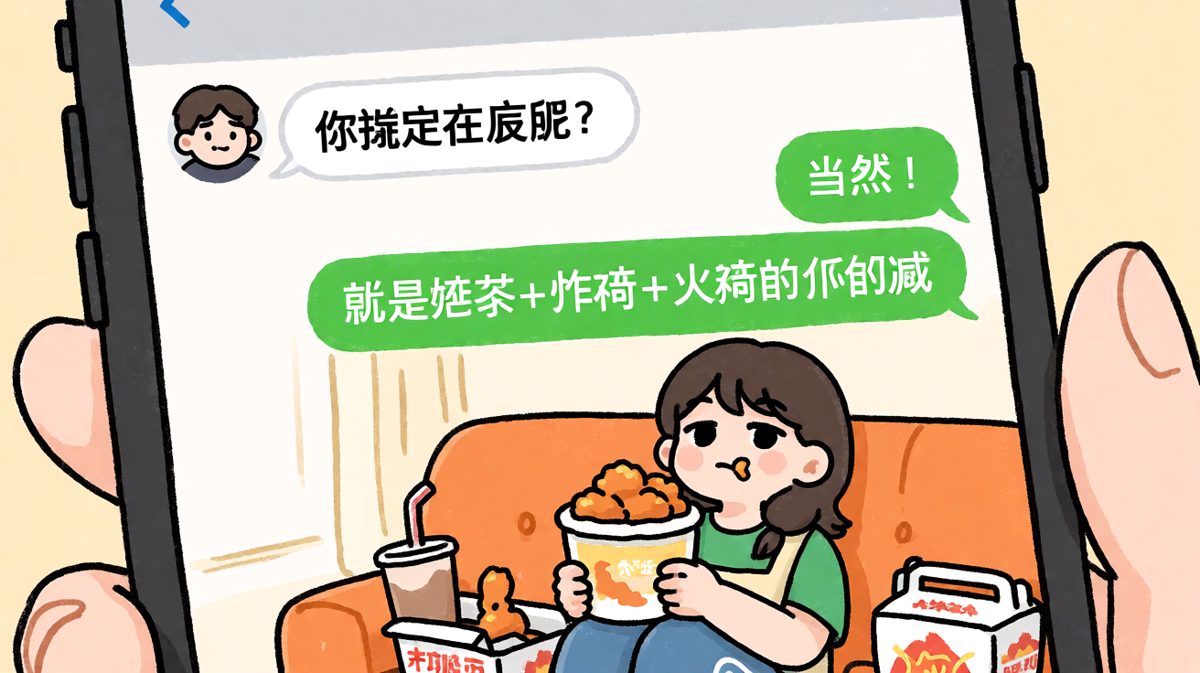 减肥这种事，喝口奶茶不算吧