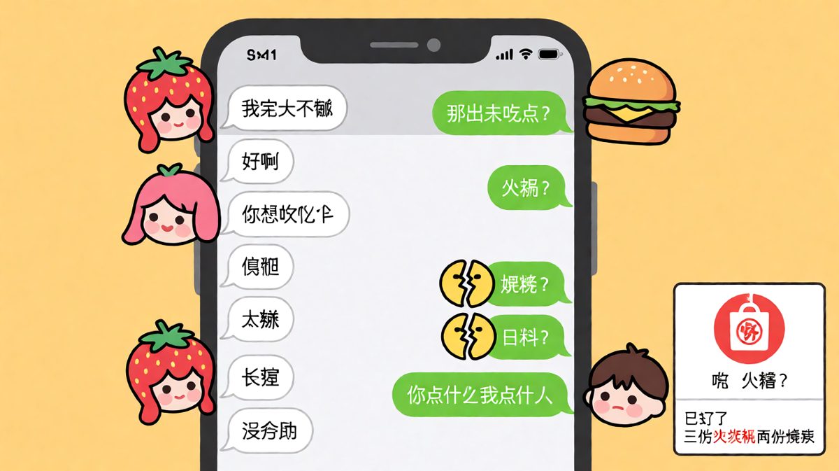 女生嘴上说随便，实则已经把男生套路成了人形点菜机器，还自带翻盘技能。
