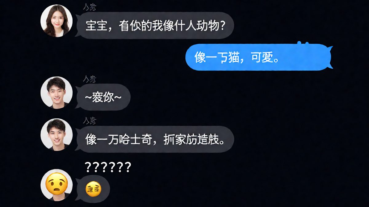 从夸到骂，只需要一句哈士奇
