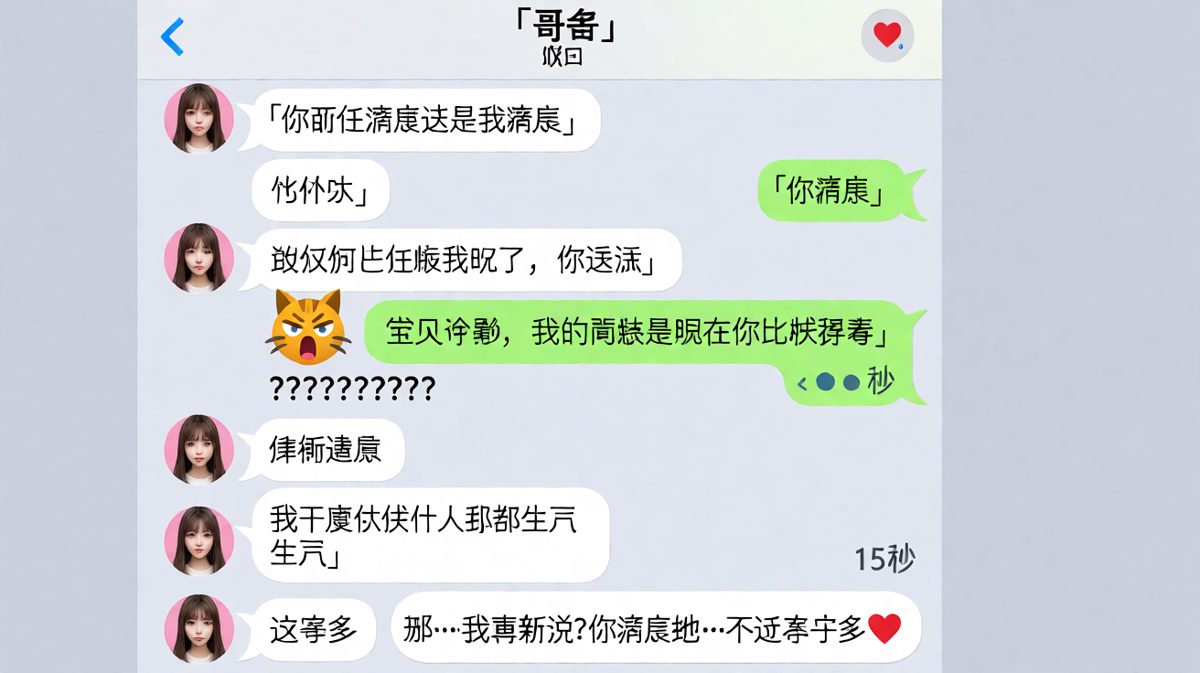 提及前任的危险区，男生用一句话完成极限求生。