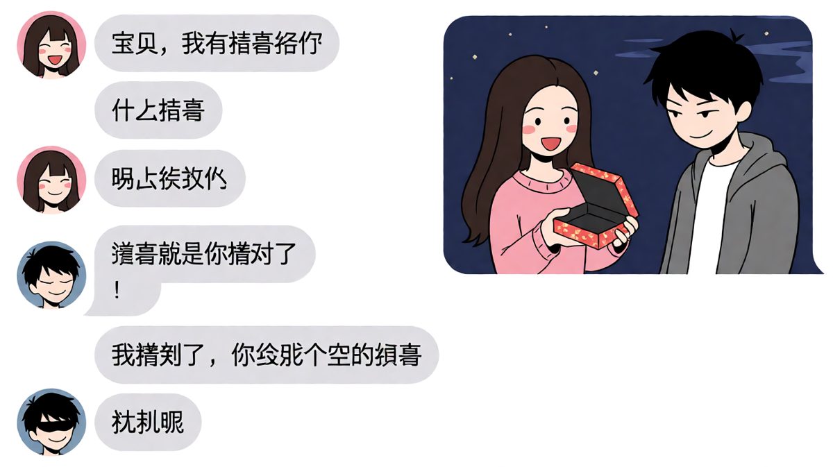男生准备惊喜礼物，女生只要现金不要盒子