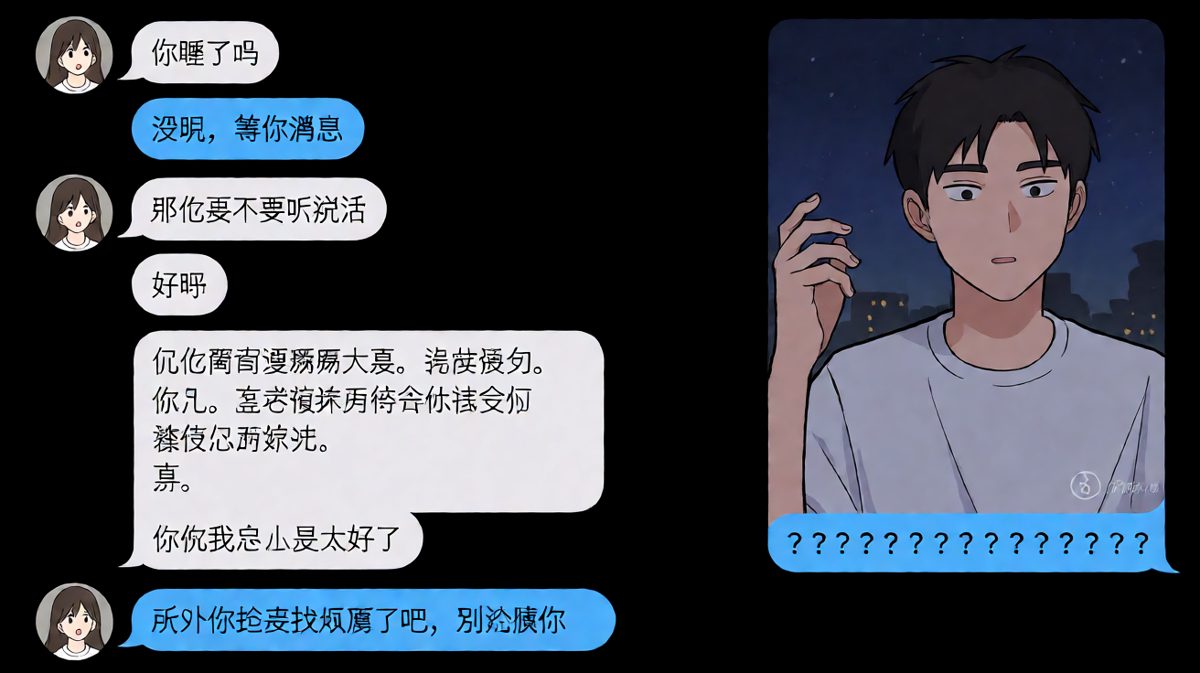 女生深夜求助，原来是让男生找女朋友