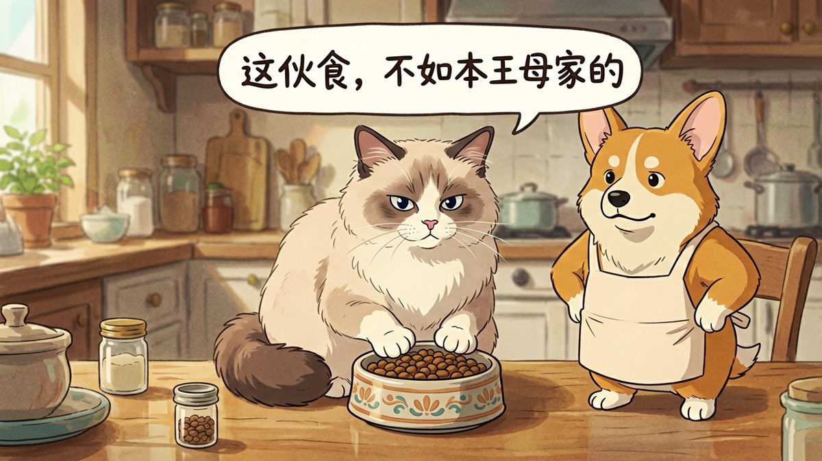 猫咪：你做的这是什么？退下去重做。