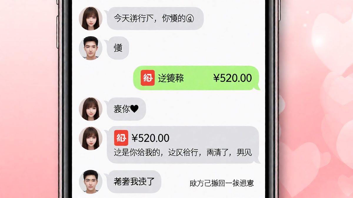 转账520收到后秒退回，用最狠的方式秀恩爱