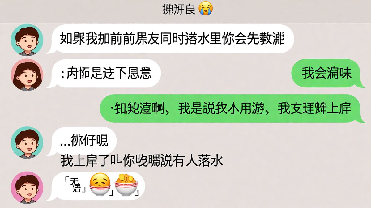 送命题变生存题，男生逻辑清奇成功保命