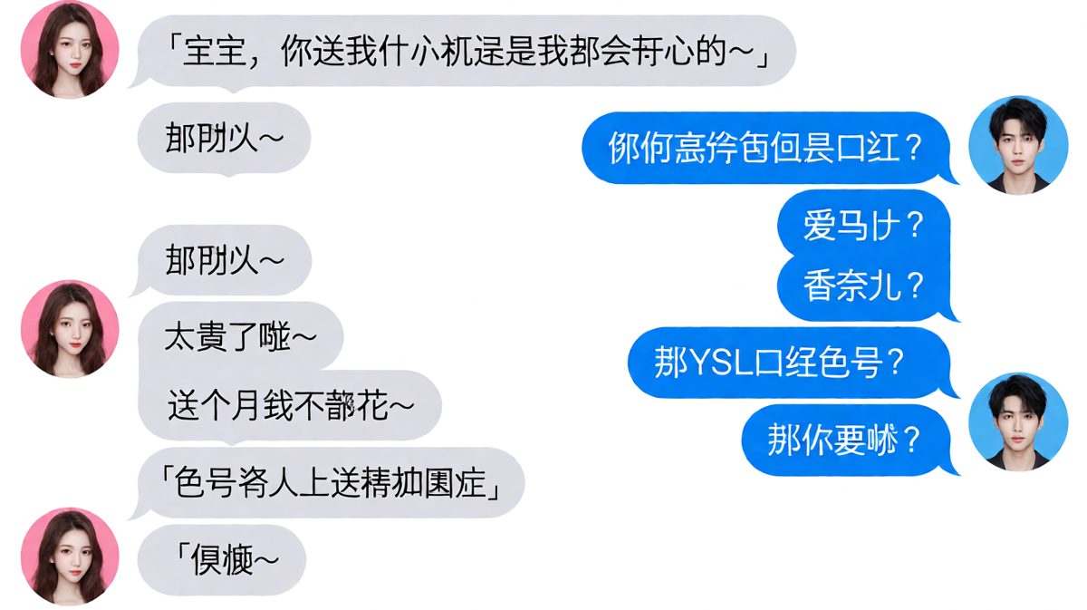 送礼物的终极难题：她说随便，其实是想听全部选项