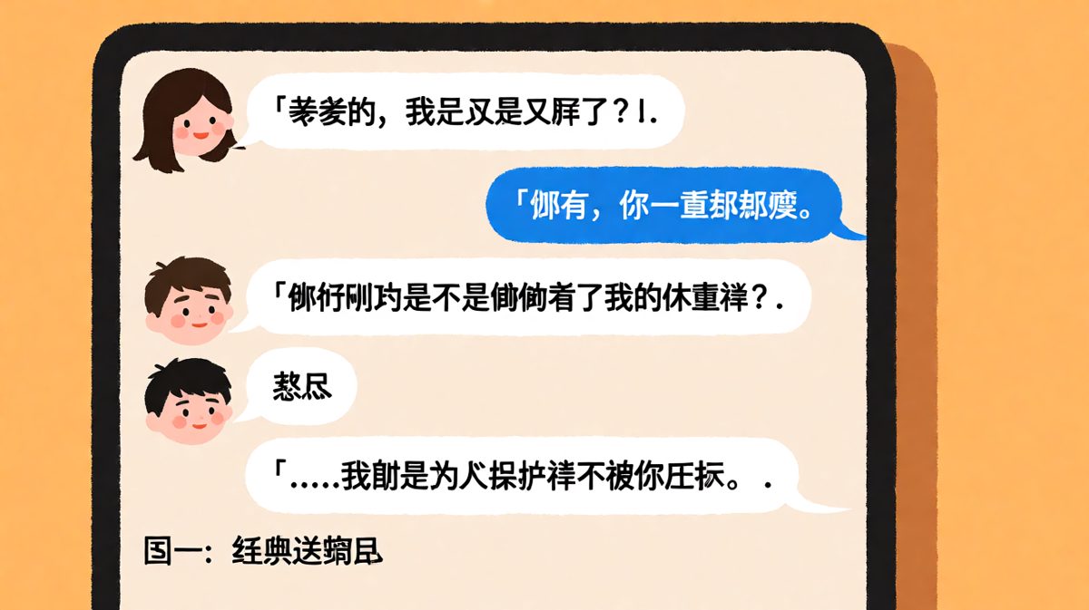 问胖不胖是送命题，回答是送命题