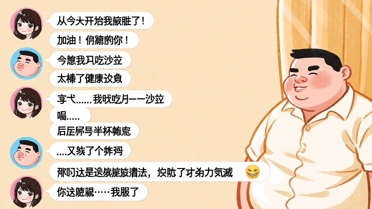 女朋友的减肥宣言永远撑不过一天