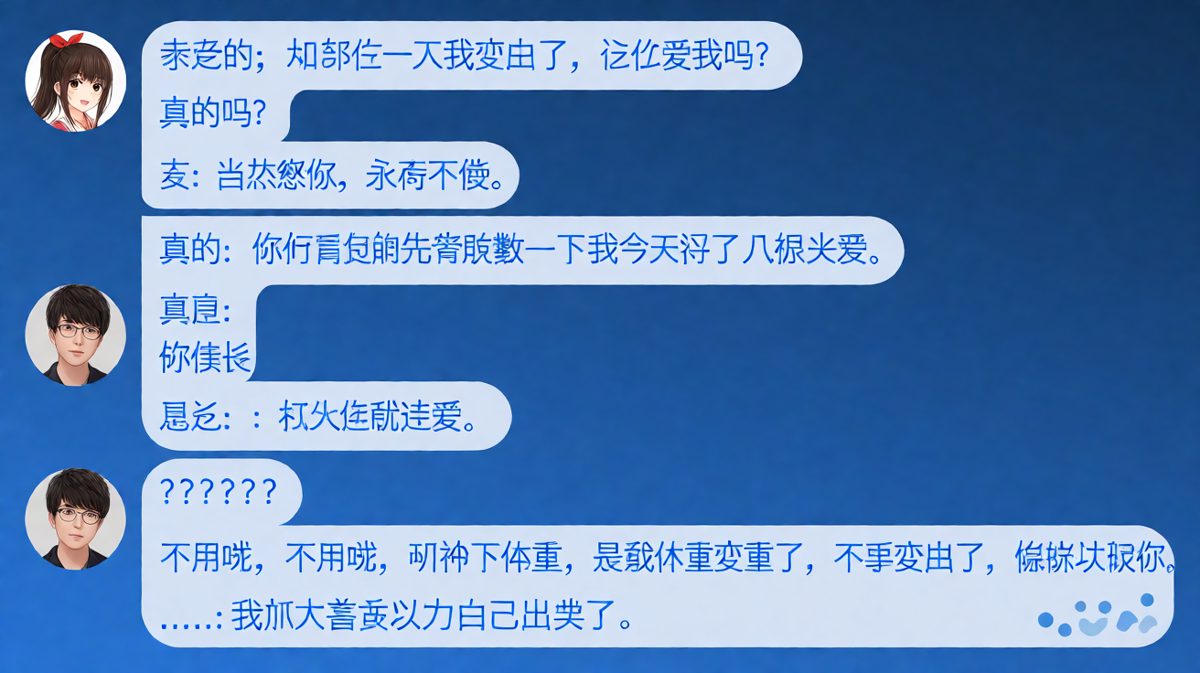 男友险些以为感情危机，结果是虚惊一场