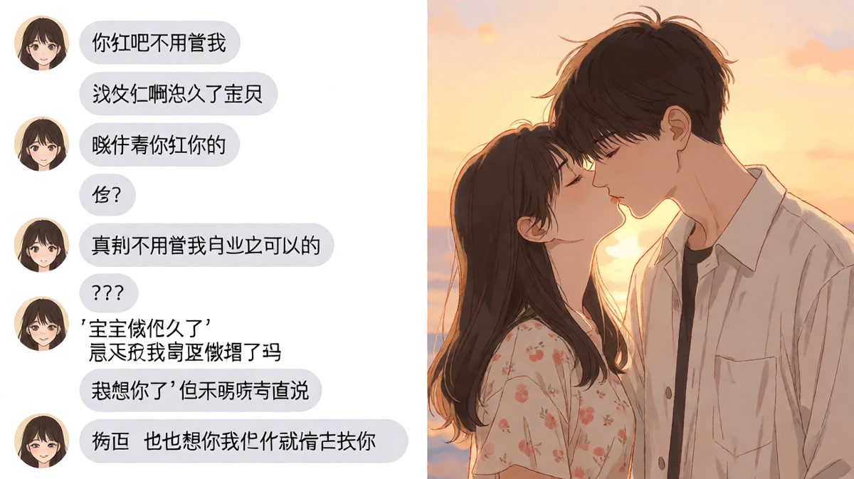 女生用傲娇试探，男生直接拆穿后反撩成功