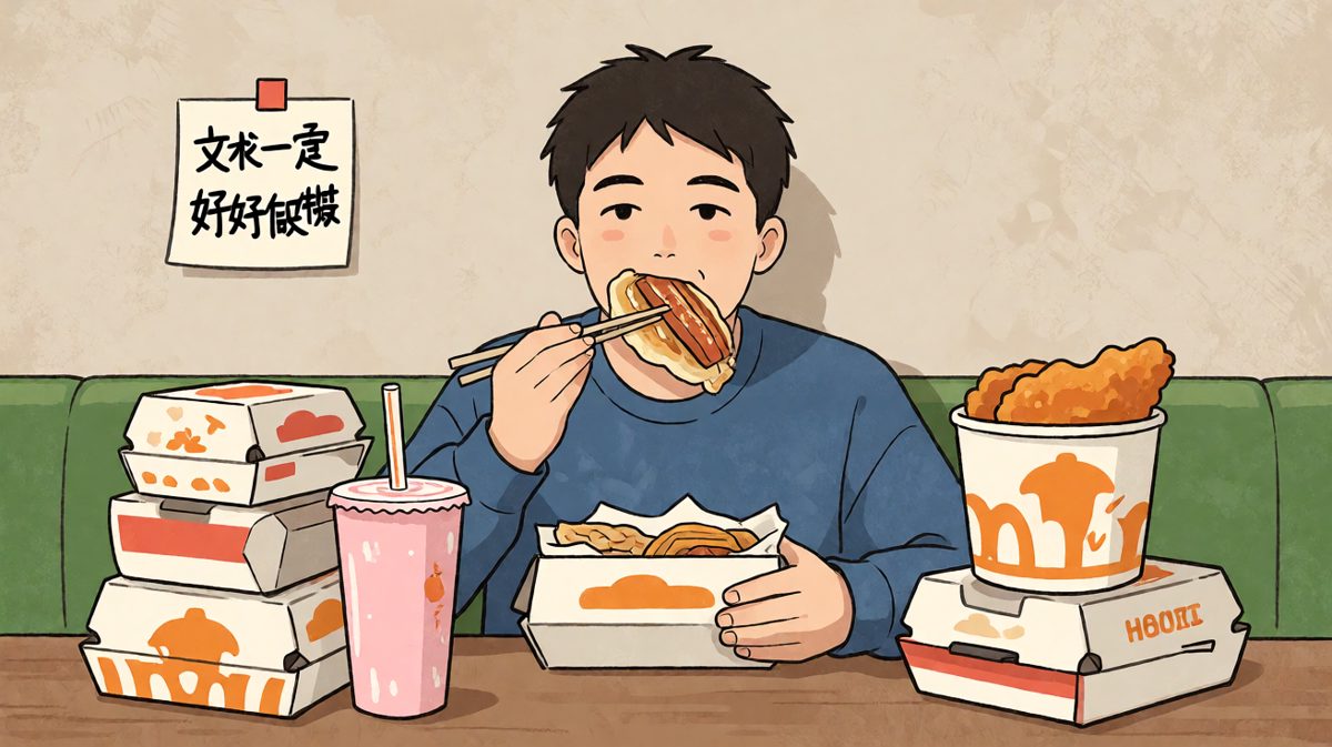 算了，还是点外卖吧，这就是成年人的妥协