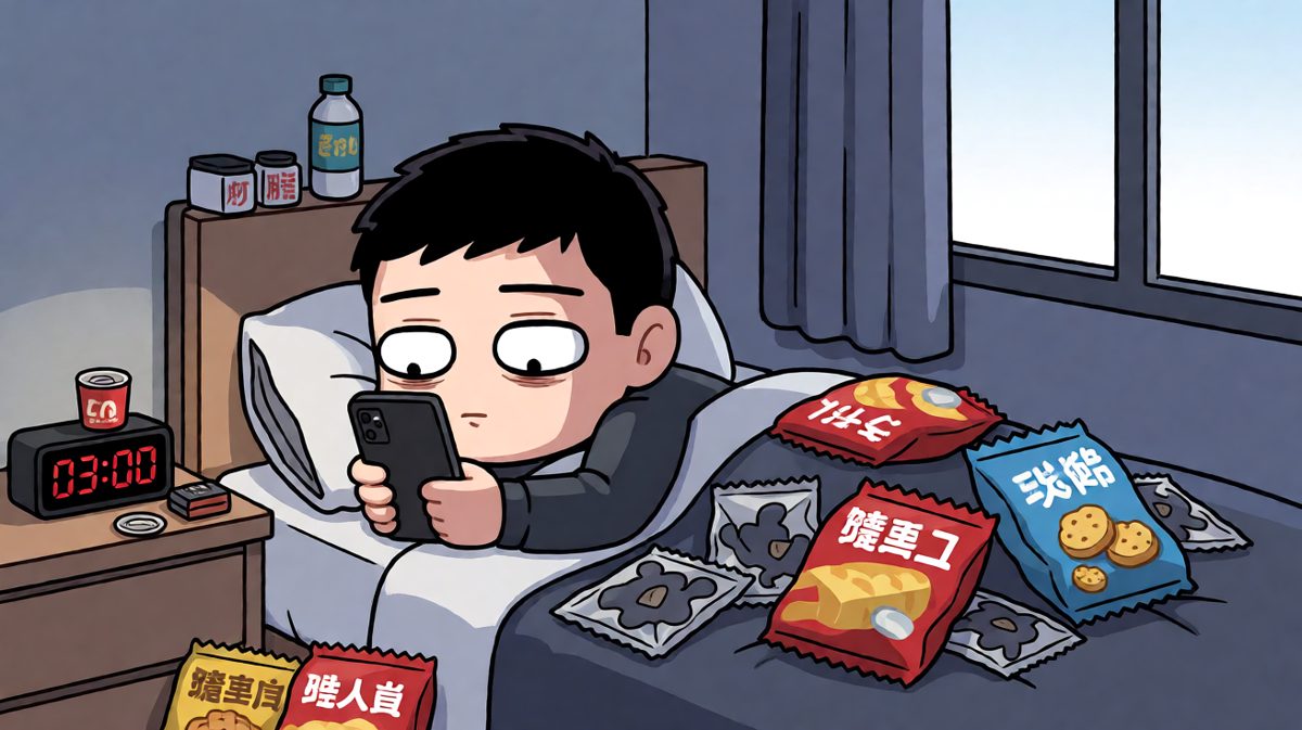 凌晨三点，怎么还不困！再说五分钟就睡