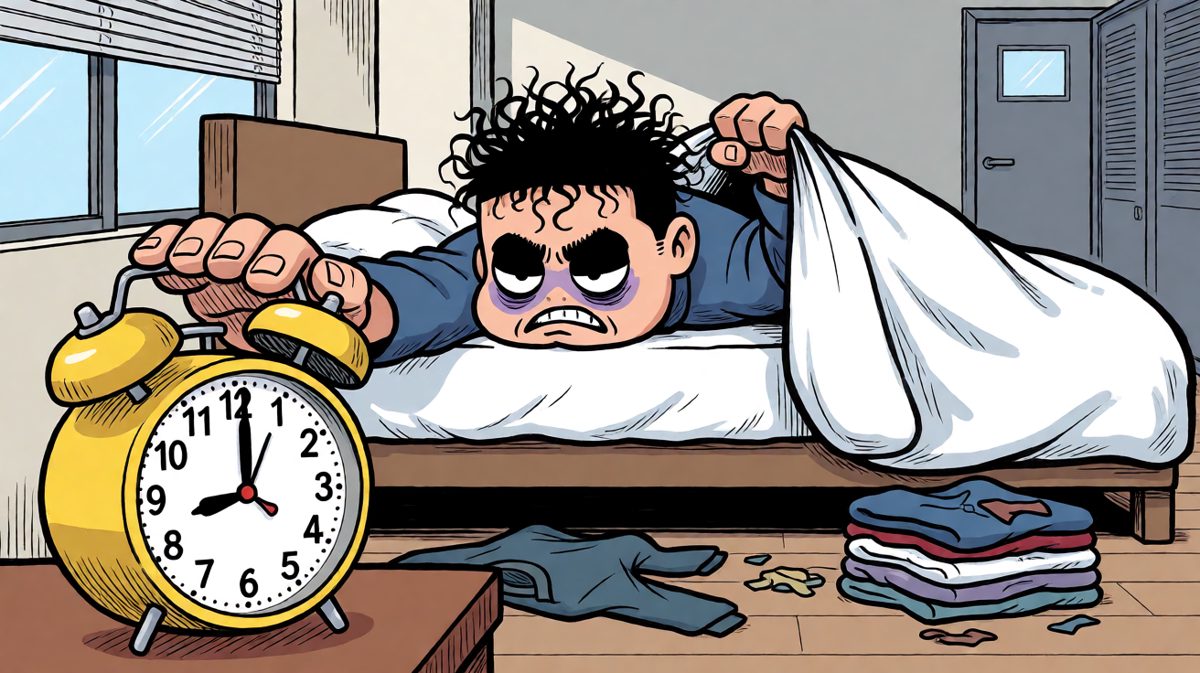 早上七点，闹钟响起——不要啊！！！