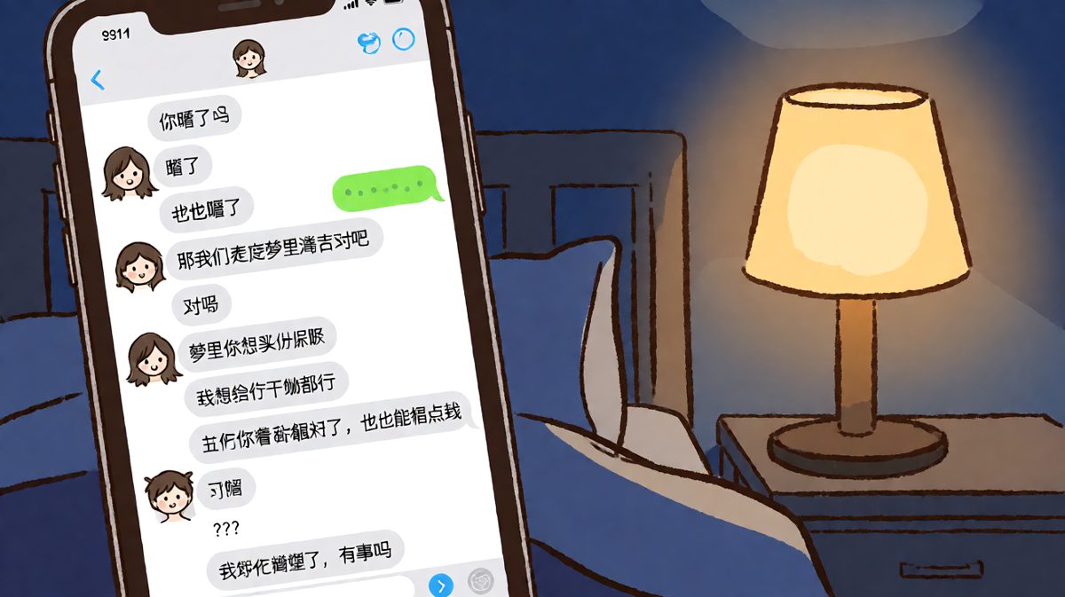 睡前聊天的套路深不可测
