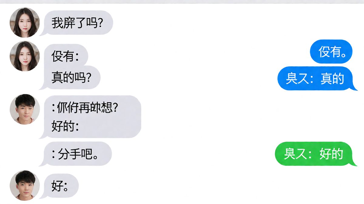 送命题的经典现场，男生用两个字的回答成功单身