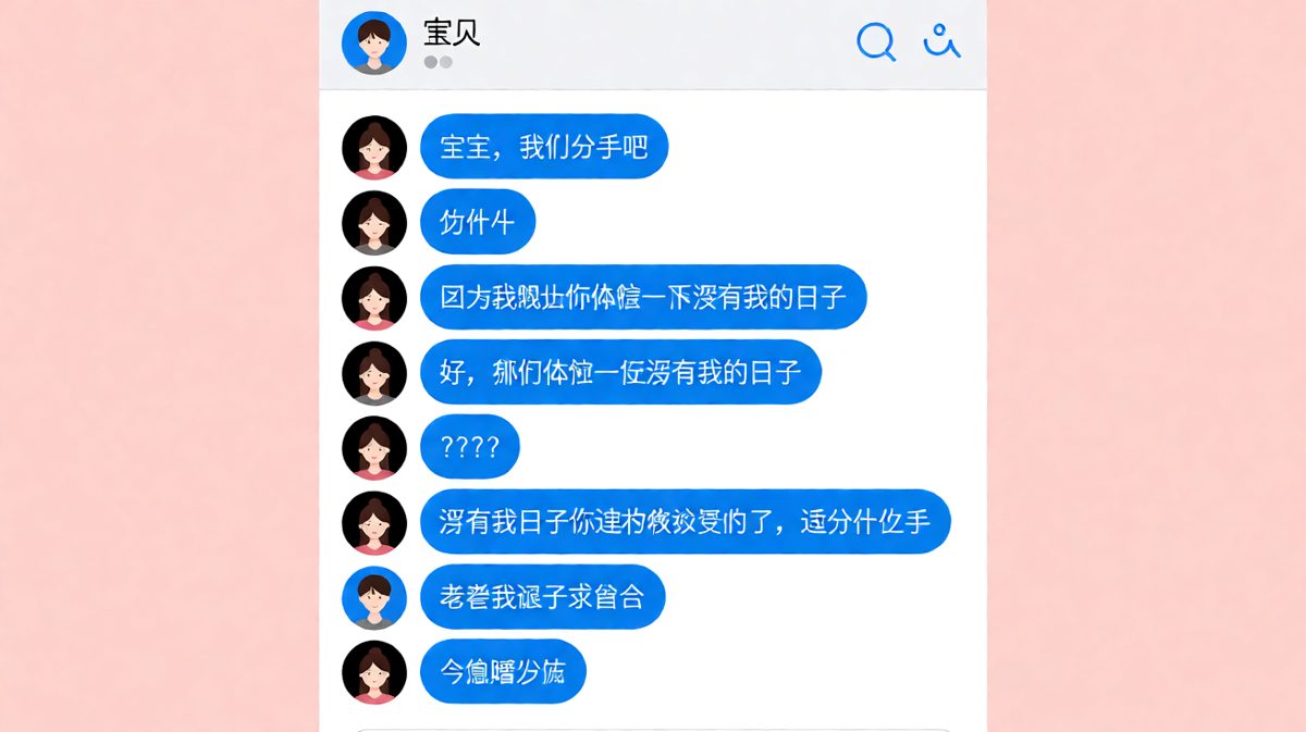 假装分手的终极反转，男生翻车现场