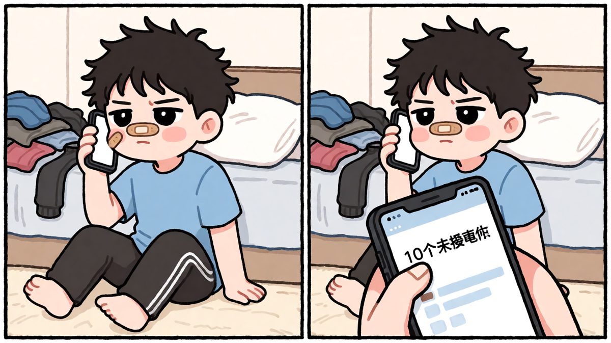 一睁眼发现迟到了，整个人生都崩溃了。