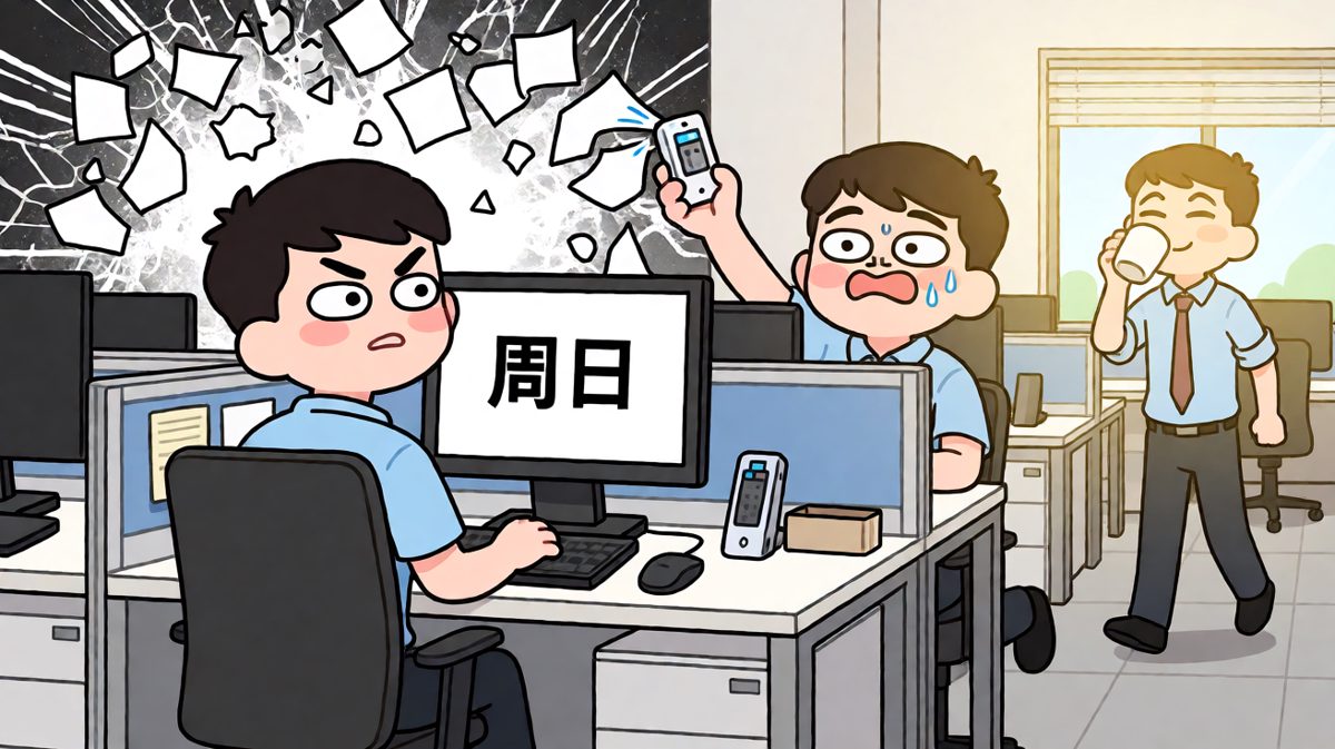 原来今天是周日……我的人生有何意义。