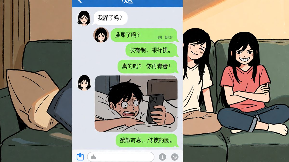 "标准的圆"——男生精准踩雷，一秒翻车