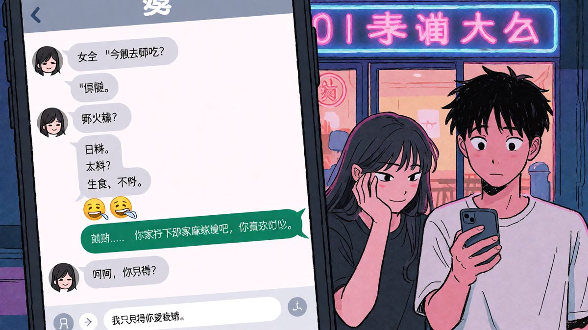 "你家楼下麻辣烫"——理工男也能浪漫一回
