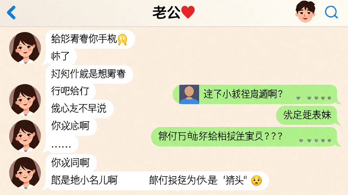 查手机查到表妹备注'宝贝'，结果表妹真叫宝贝，反手一个暴击让女友哑口无言。
