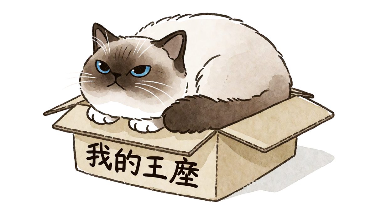 《猫の尊严》——只要我心够大，盒子就是豪宅