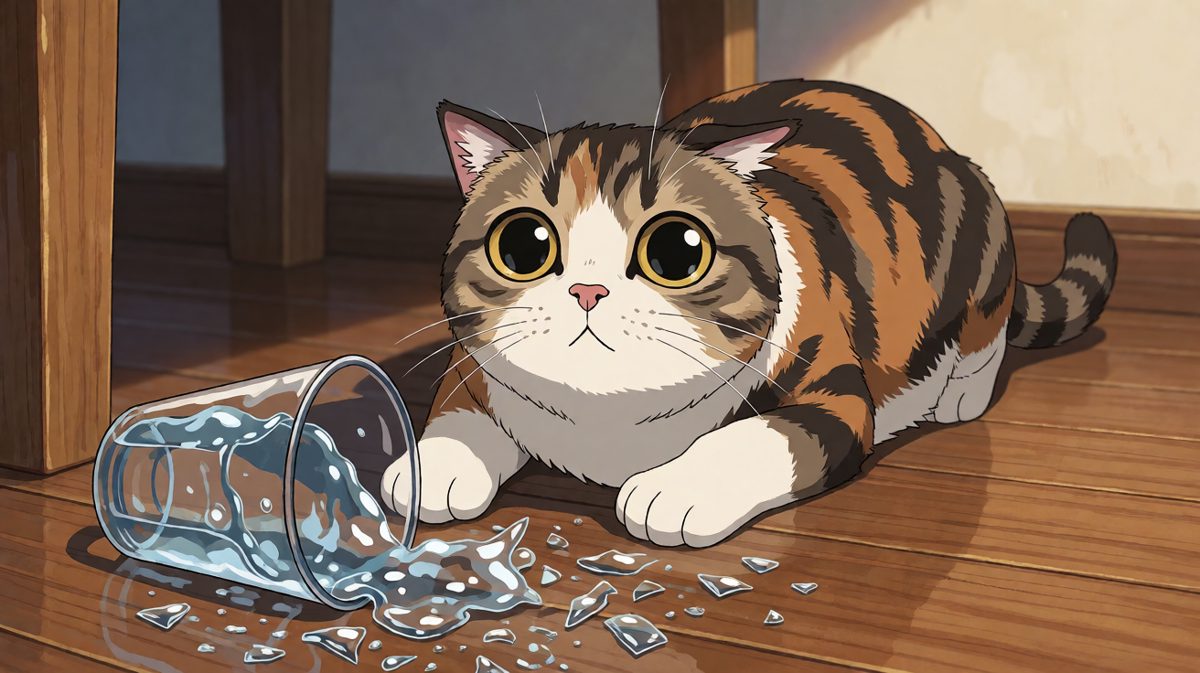 《不是我干的》——猫：是你自己放的，别赖我