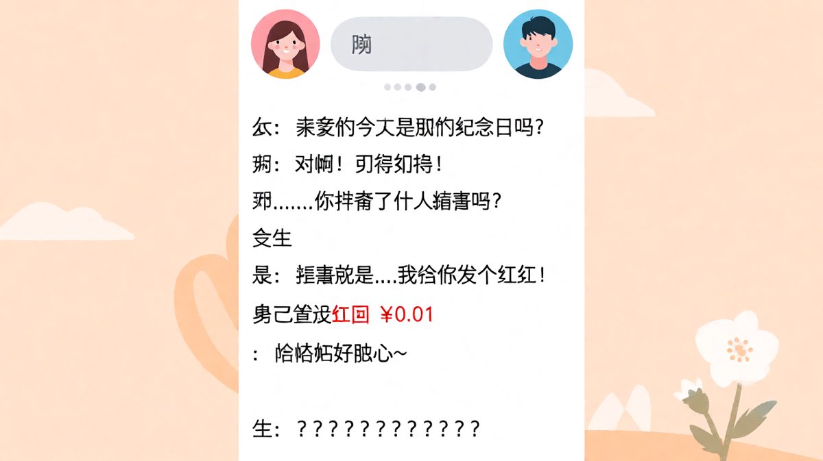 纪念日红包0.01元的暴击反转