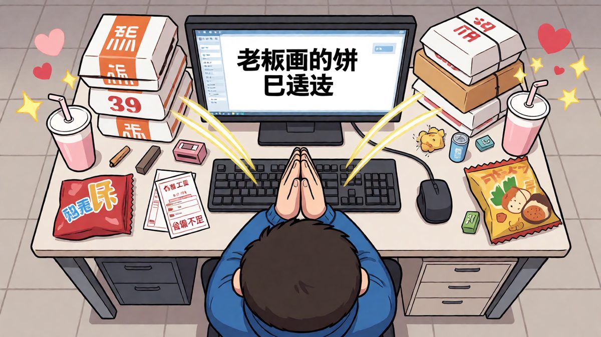 老板画的大饼太撑了，肚子疼的是我的钱包。