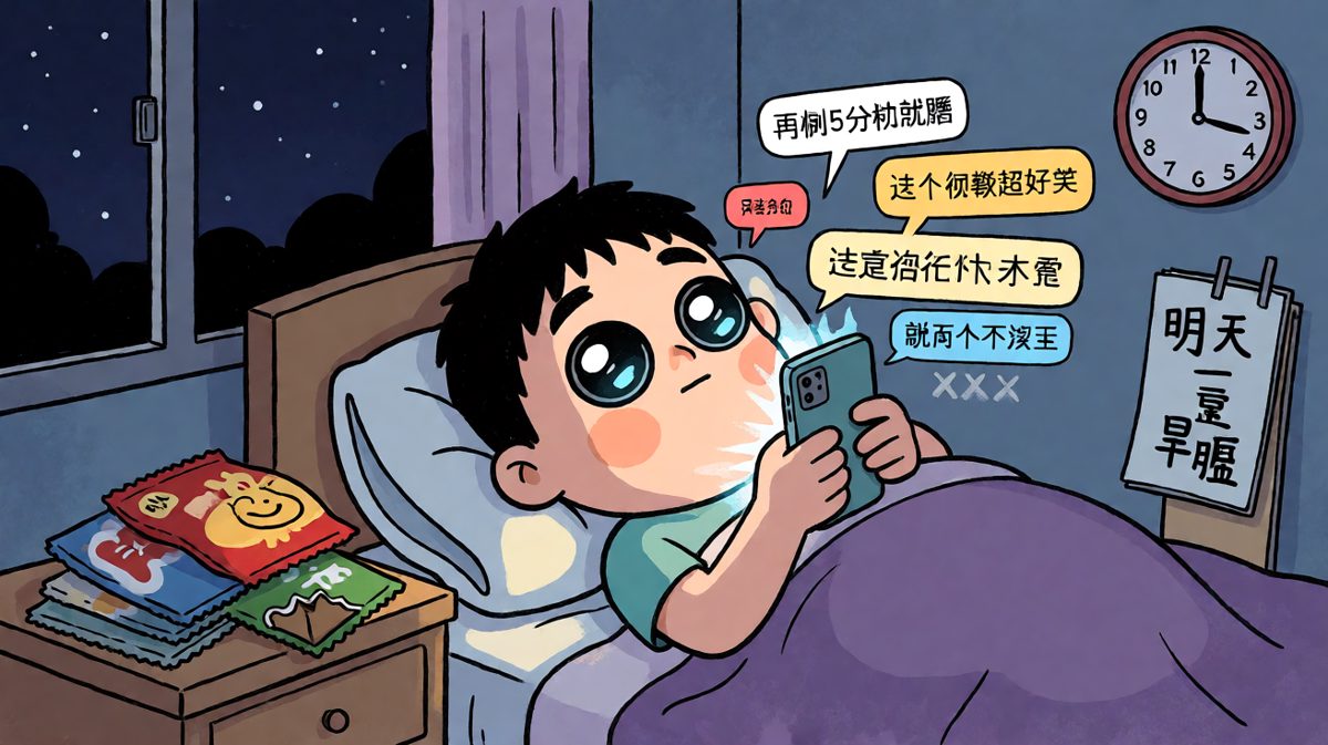 凌晨两点的我：困？不存在的，再刷一条。