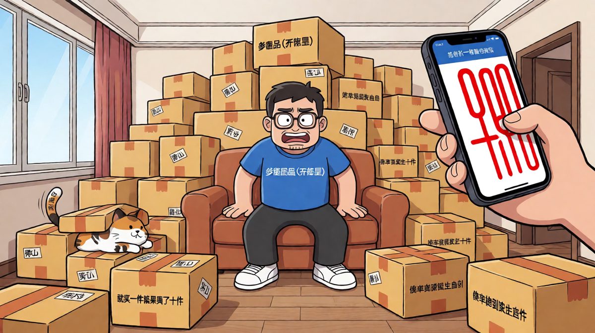 双十一：我买的不是快递，是穷开心。