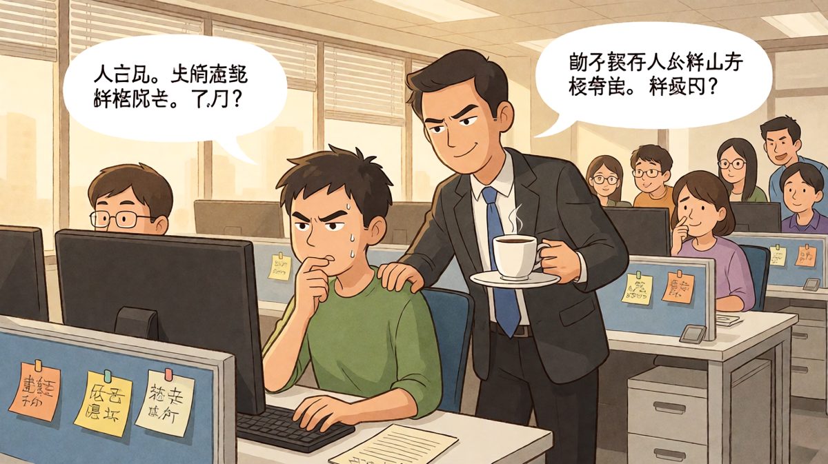 老板说有个好消息要宣布，员工以为要升职加薪