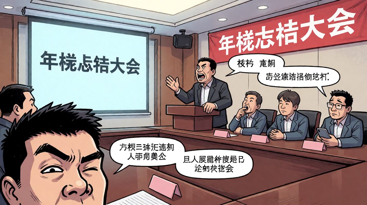 老板画饼画得又大又圆，员工内心早已弹幕刷屏