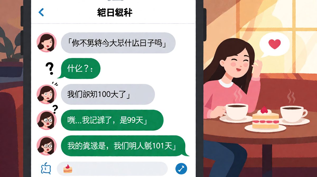 差点翻车的纪念日对话，机智男朋友的救场操作