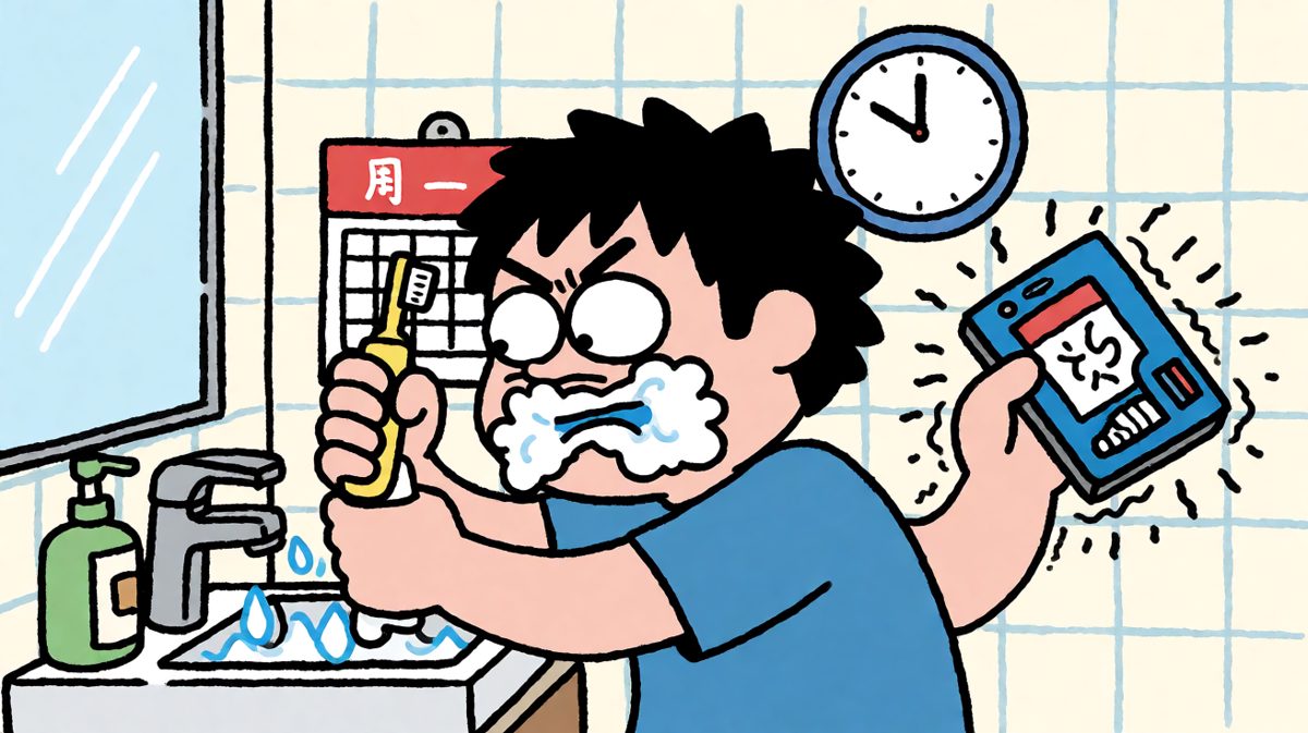 找手机的三分钟，我错过了整个早晨。