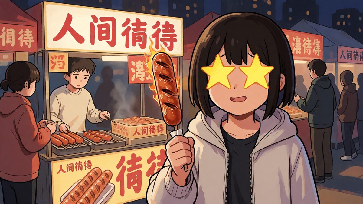 路过小吃摊，意志力归零