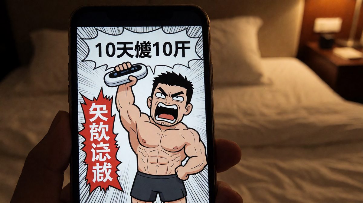 广告太诱人，男主果断下单。