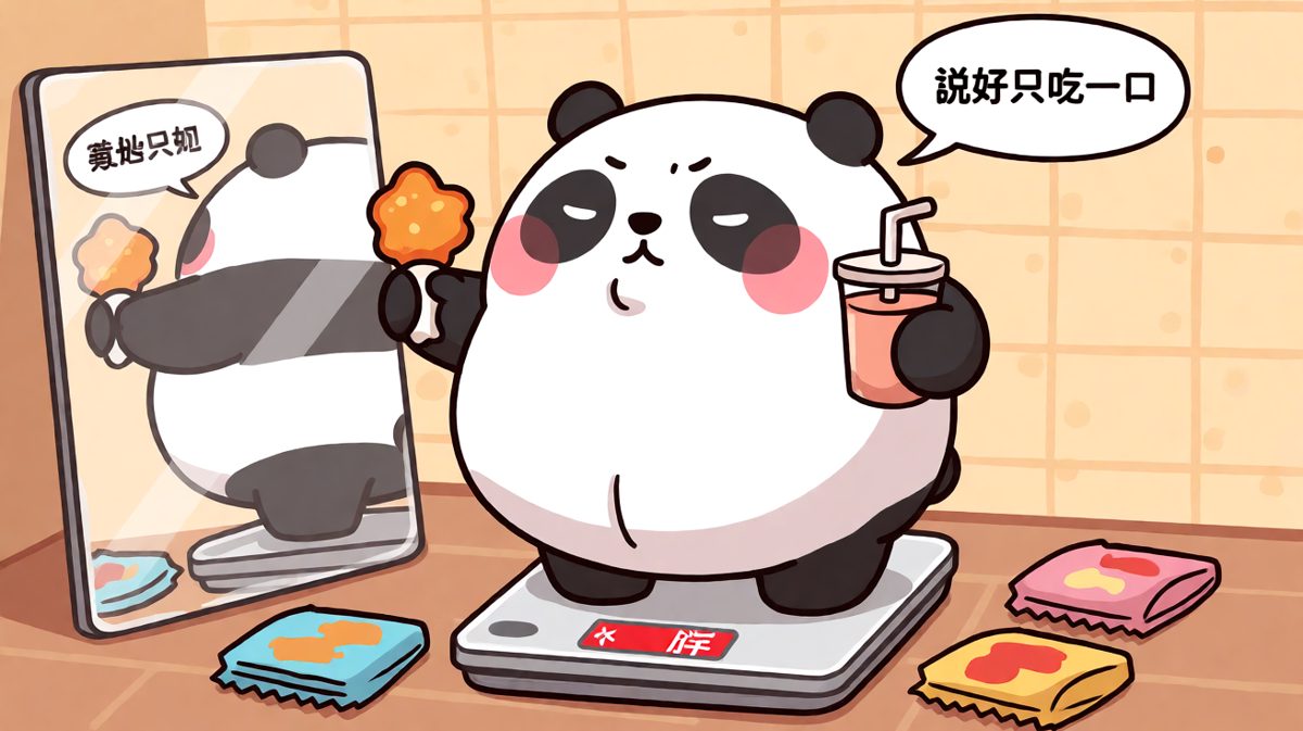 减肥路上的绊脚石，是我自己