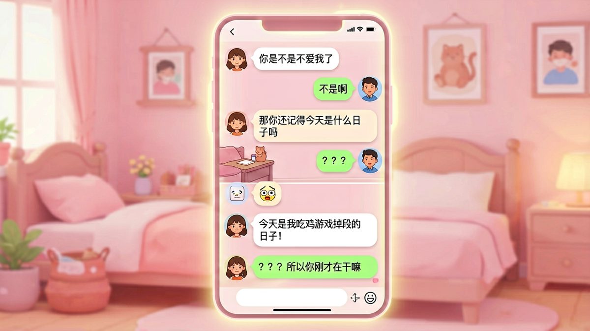 「你是不是不爱我了？」——结果是因为游戏掉段