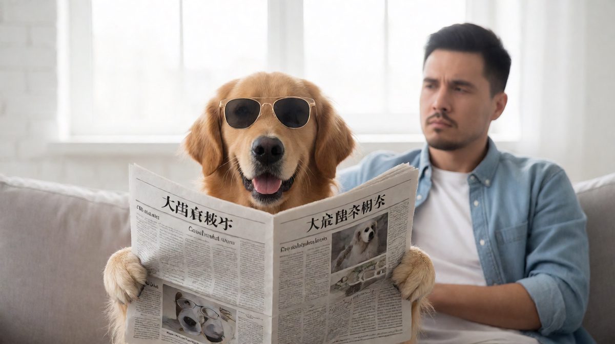 狗狗：主人，今天也要努力工作呢~