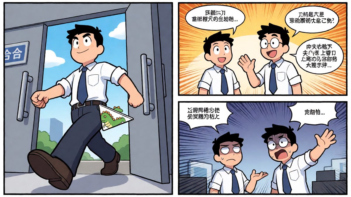 社畜的一天，从拉链开始崩盘