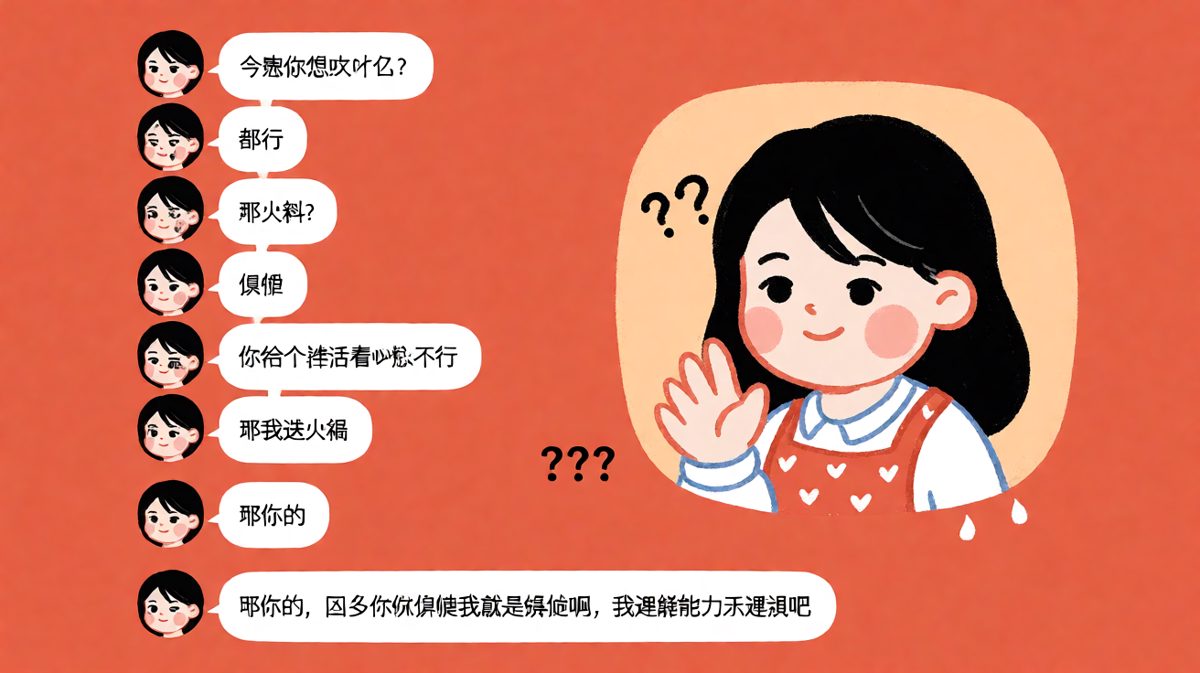 随便文学的最高境界：我的随便和你的随便，从来不在同一个维度。