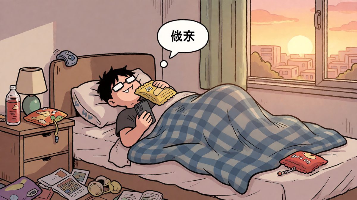 最终：明天再说吧，先吃为敬