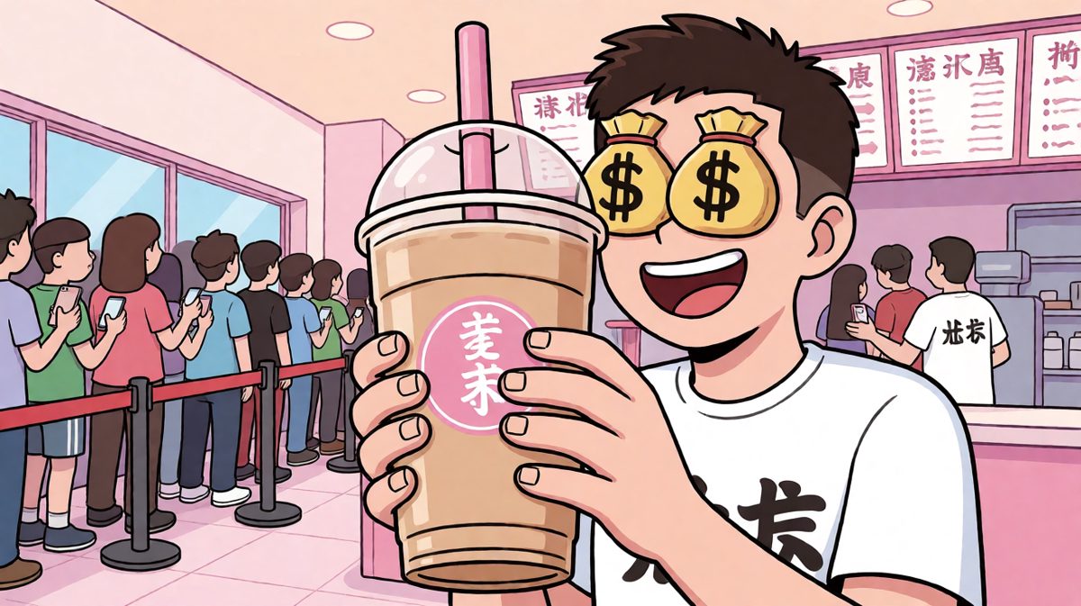 喝的不是奶茶，是灵魂