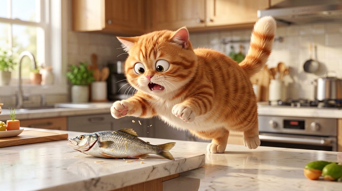 橘猫：我以为我能行，直到肚子先投降。