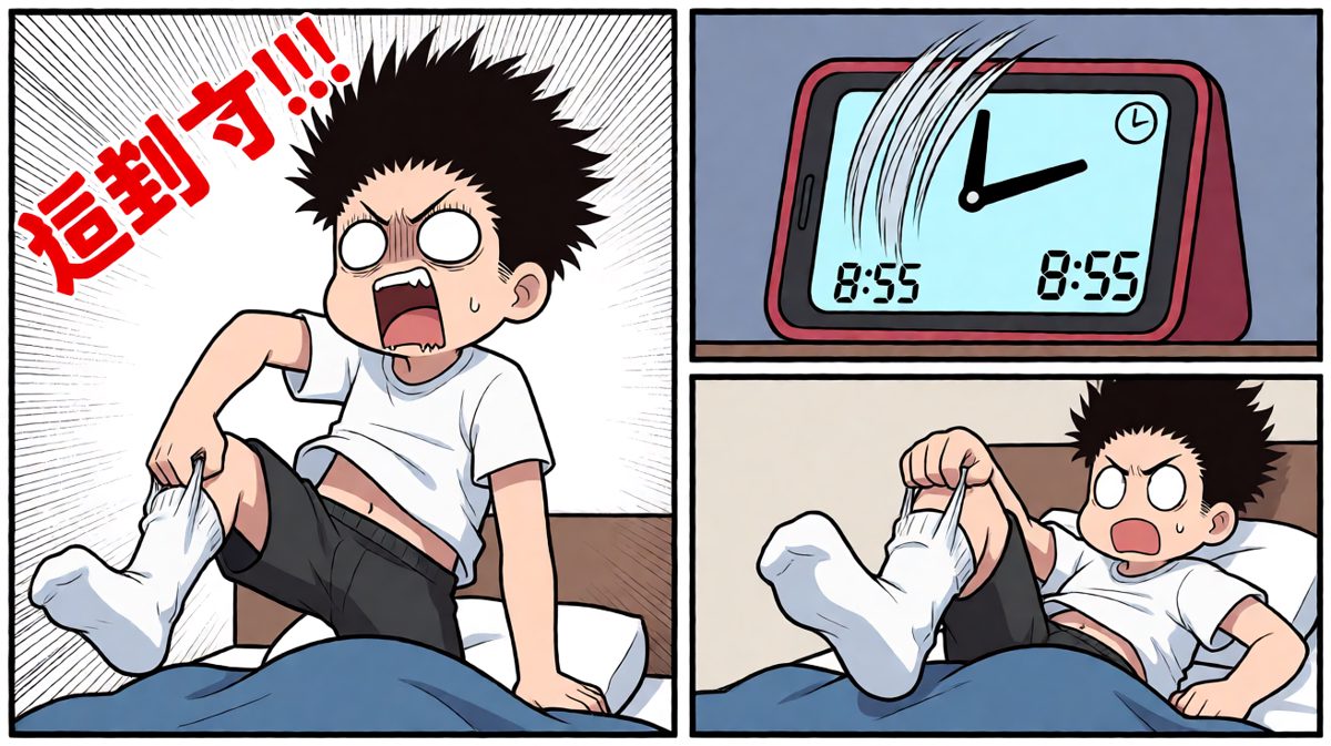 啊啊啊啊啊——8点55分！！！