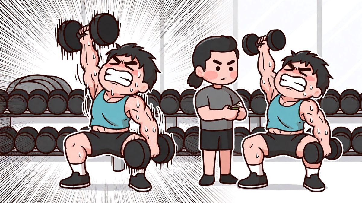 第二天：健身房里拼尽全力
